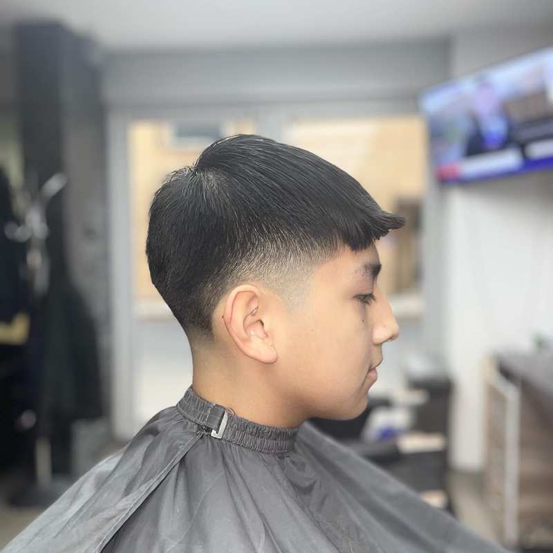 Curly top fade The Barber Joint